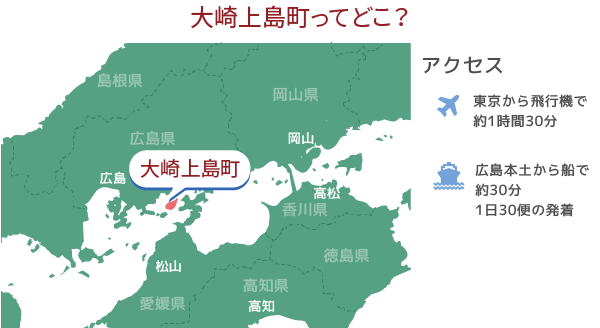 大崎上島町ってどこ？