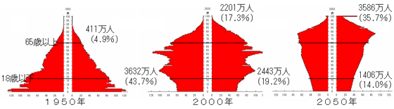 図：人口ピラミッド